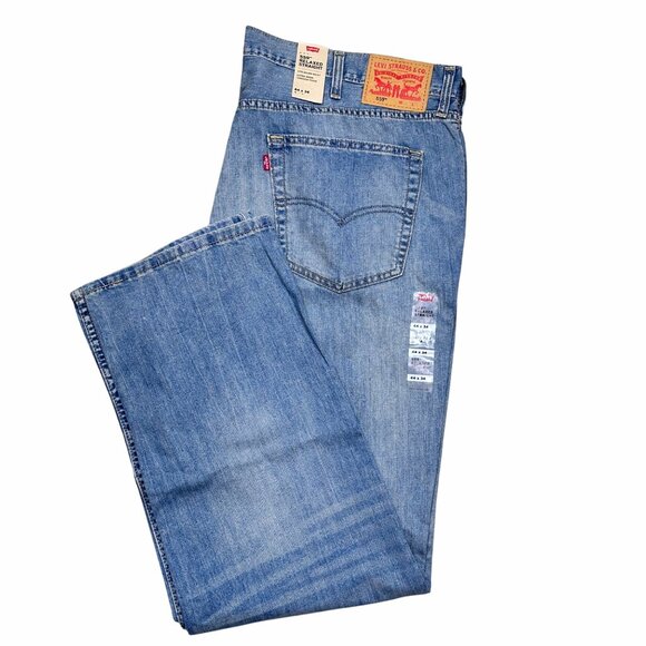 Levi’s 559 Men’s Relaxed Straight Jeans Medium Wash 44x34 Y2K Style NWT - Picture 10 of 10